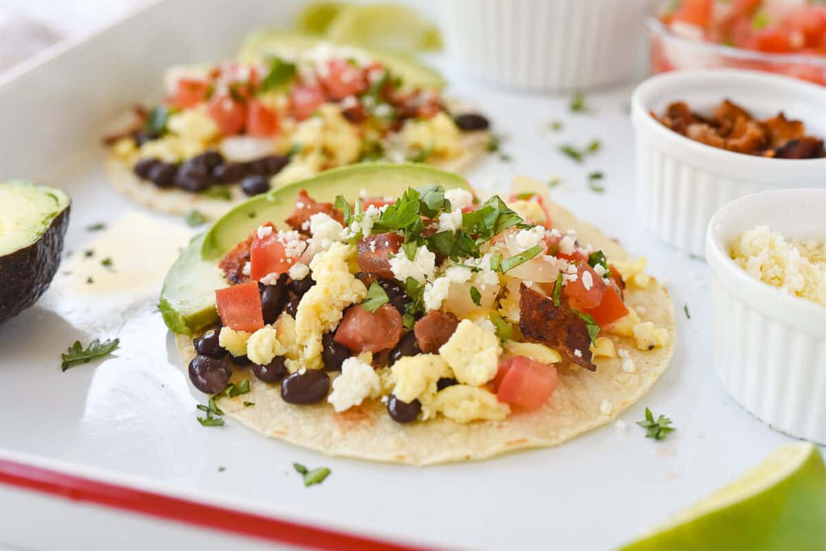 Easy Breakfast Tacos | Recipe from Your Homebased Mom
