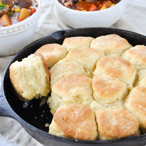 Buttermilk Cast Iron Biscuits - Girl With The Iron Cast