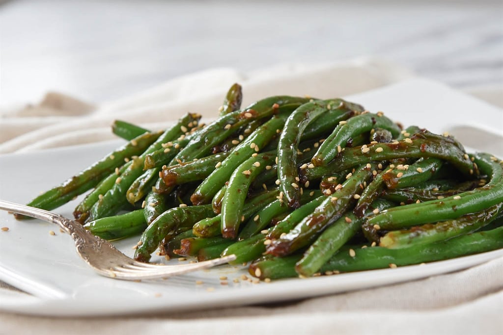 Roasted Frozen Green Beans - Wholefood Soulfood Kitchen