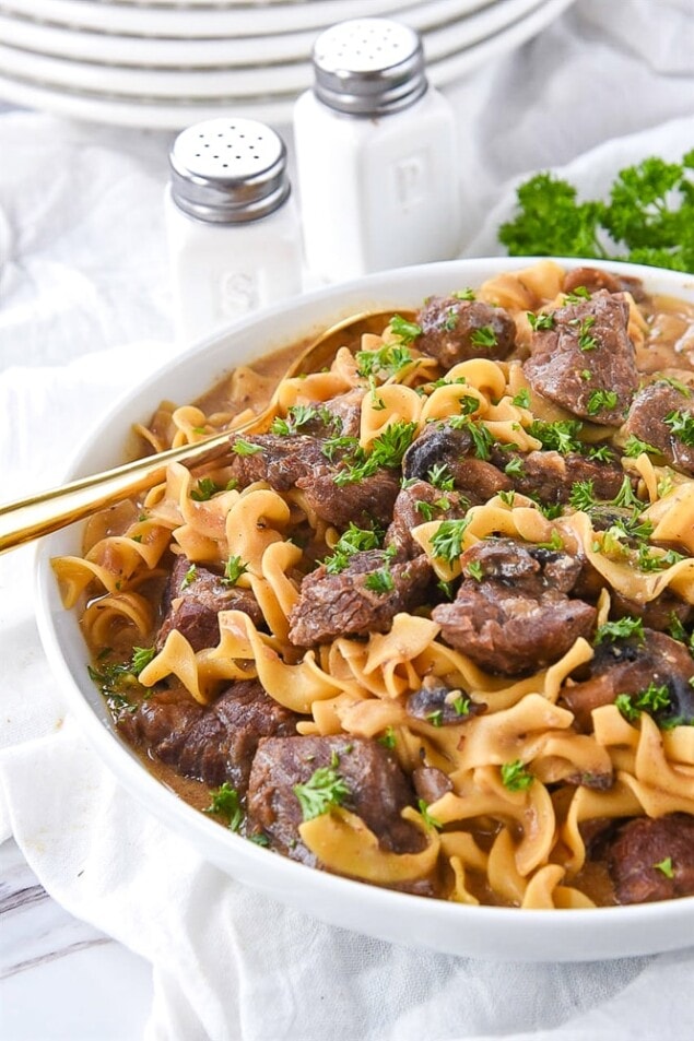 Instant Pot Beef Stroganoff | Your Homebased Mom