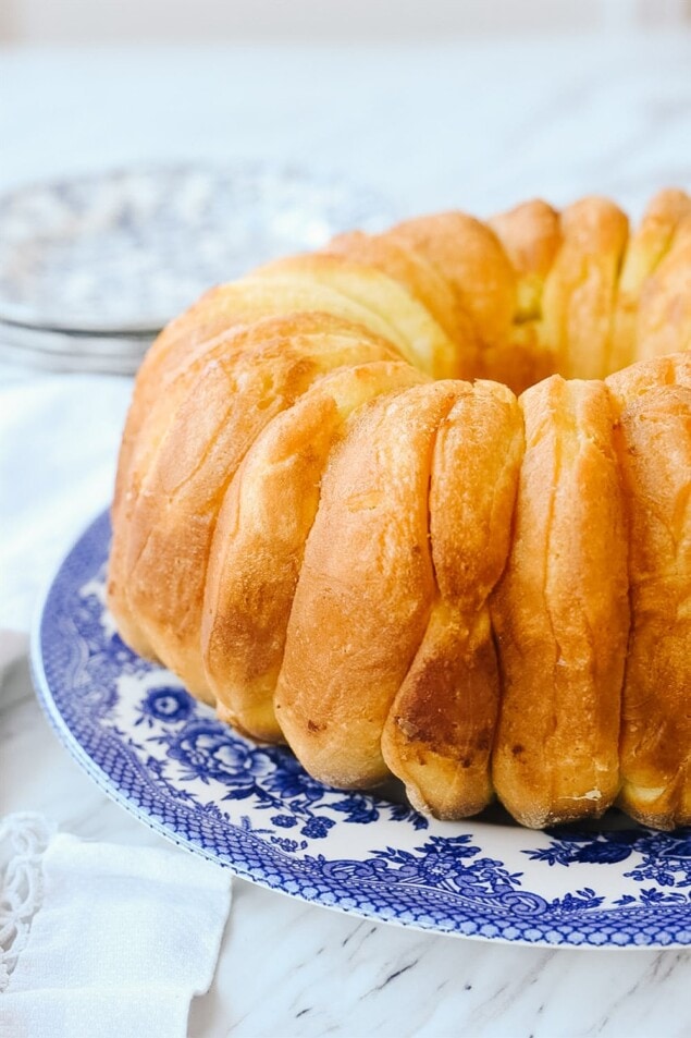 monkey bread on a plate