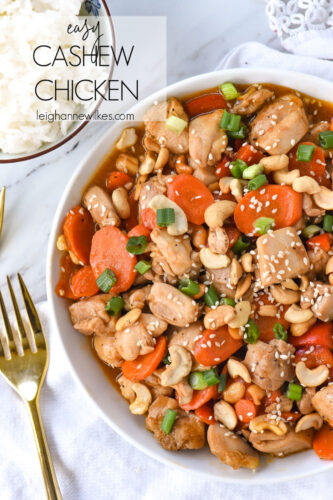 Cashew Chicken Stir Fry Recipe | Leigh Anne Wilkes