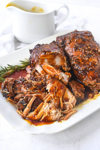 Slow Cooker Honey Pork Roast | Leigh Anne Wilkes